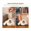 LIOOBO Gorilla Monkey Plush Keychain Bag Charm Fluffy Cute Animal Mascot Keyring Pendant Matching Present