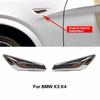 Framsida Krom Skärmlist Finishers Markör Blinkers Ljus Lampa Skyddslister För BMW X3 X4 F25 F26 2013-2017