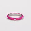Cao Shi Summer Rainbow Enamel Zircon Ring - Minimalist Ins Style Accessory