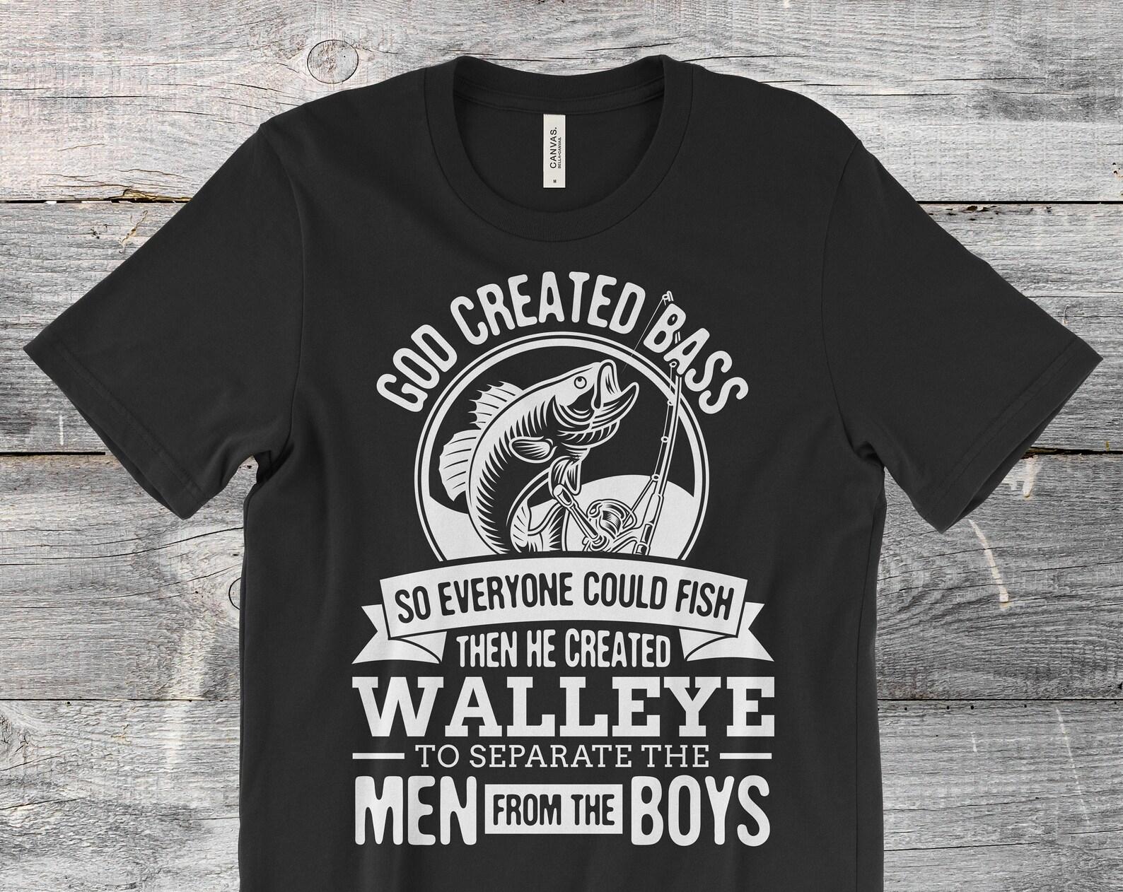 Funny Fish Bass Fishing Lover Gift T-Shirt, Fishing Custom Clothes, Fishing Quote Shirts, Ice Fishing, Fly Fishing, Boat, Birthday Present, 110