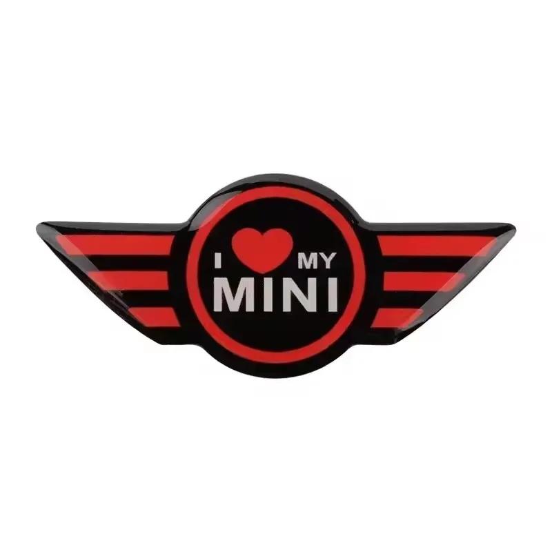 Car Steering Wheel Center Sticker Logo for Mini Cooper John Cooper Works R50 R52 R53 R55 R56 F54 F55 F56 F60 Interior Decoration