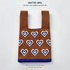 Colorful Knitted Handbags: Women's Fashion Shoulder Bags & Vest Waistcoat Styles