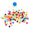 100 Stück 6 mm runde bunte Angelperlen für Angelanlagen