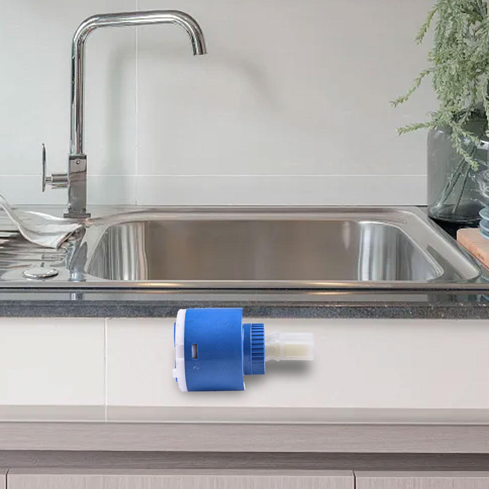 Ceramic Replacement Spare Valve Cartridge 35mm 40mm, Suitable for Single Lever Taps, Long Lasting with 500,000 Uses 35mm