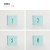 Mooas Multi-Cube Timer/Rotating Timer, Simple Operation, Clock & Alarm (Mint)