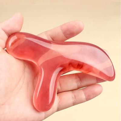 Nacken Fuß Harz Triggerpunktmassage Gua Sha Werkzeuge Heim-Fitnessstudio Professionelles Harztherapie-Massagegerät für Rücken Bein Hand Gesicht