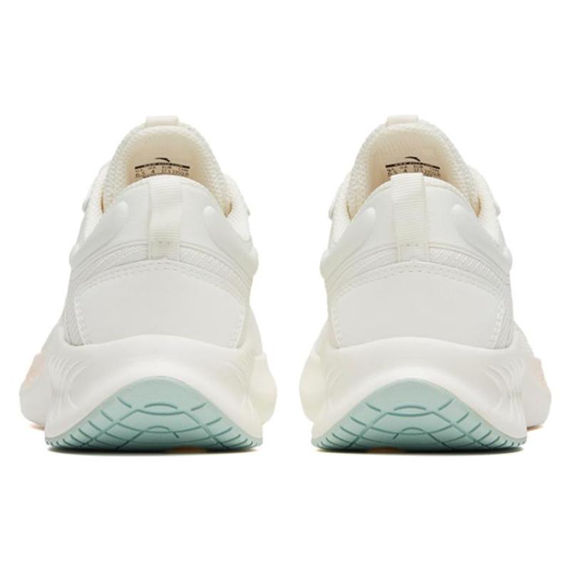 Anta Stinger SE Slip Resistant, Abrasion Resistant, Breathable Low Top Running Shoes Women's White Green Orange Sneakers 922315585-5