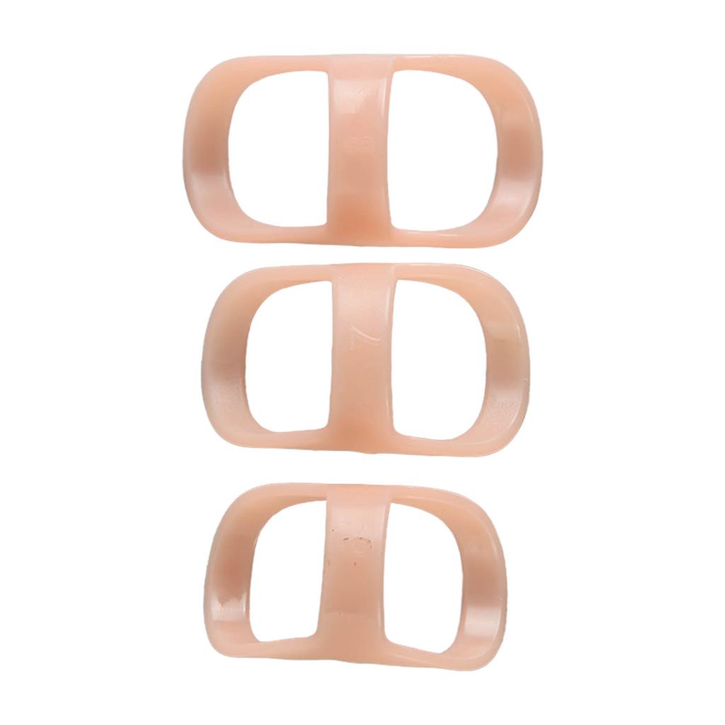 3 SZT. Szyna na palec Owalna Plastikowa Lekka 3 Specyfikacje Orteza Wspierająca na Palec Spustowy