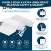 Breathable Mesh Crib Liner with Double-Sided Straps Baby Crib Safety Mesh Barrier Easy Installation Limb Protection Crib Bumper