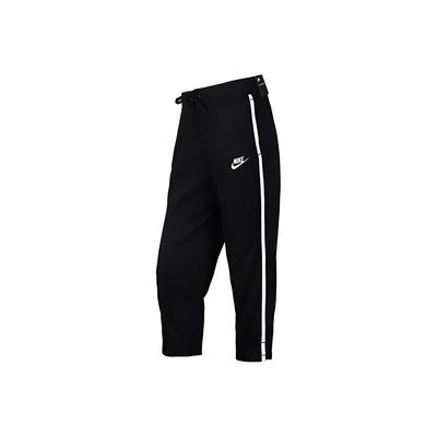 Casual Straight Leg Cropped Pants Women Bottoms Black AR3753-010