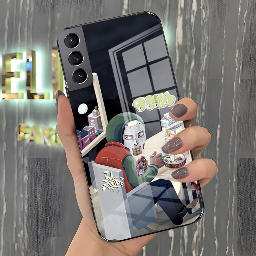MF DOOM Rapper Phone Case For Samsung S26 S25 Plus S20 S20 Plus S22 Ultra S23 FE S21 Plus S21 Ultra Glass Cover