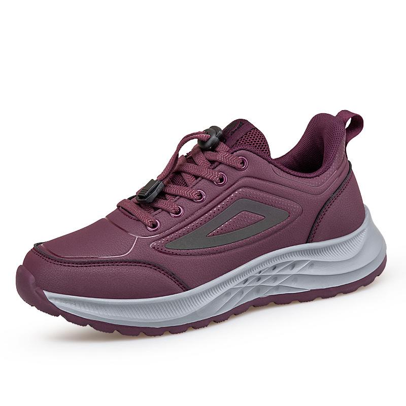 

2271 Men s Women s Sports Shoes Lightweight Waterproof Walking Parents Elderly Low Top Leather Outdoor Leisure Running 43