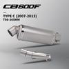 For Hornet CB600F CB 600F 2007- 2013 Hornet CB600 Exhaust Muffler Middle CB600F Link Pipe Escape Pipe Slip-on