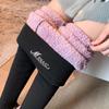 Leggings Invernali Autunnali da Donna con Velluto Plus Ispessiti Filettati Slim Caldi