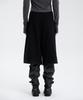 Teulimingbeodeu Crop Tweed Set-Up Pants [ Black ]