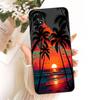For Huawei Nova 8 8i Fashion Dusk Beach Painting Phone Case For Huawei Nova8 Nova8i Soft Silicone Covers Bumpers