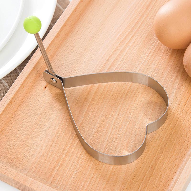 Stainless Steel Egg Frying Mold Diy Egg Frying Model Egg Frying Tool Heart-Shaped Mold Pancake Maker
