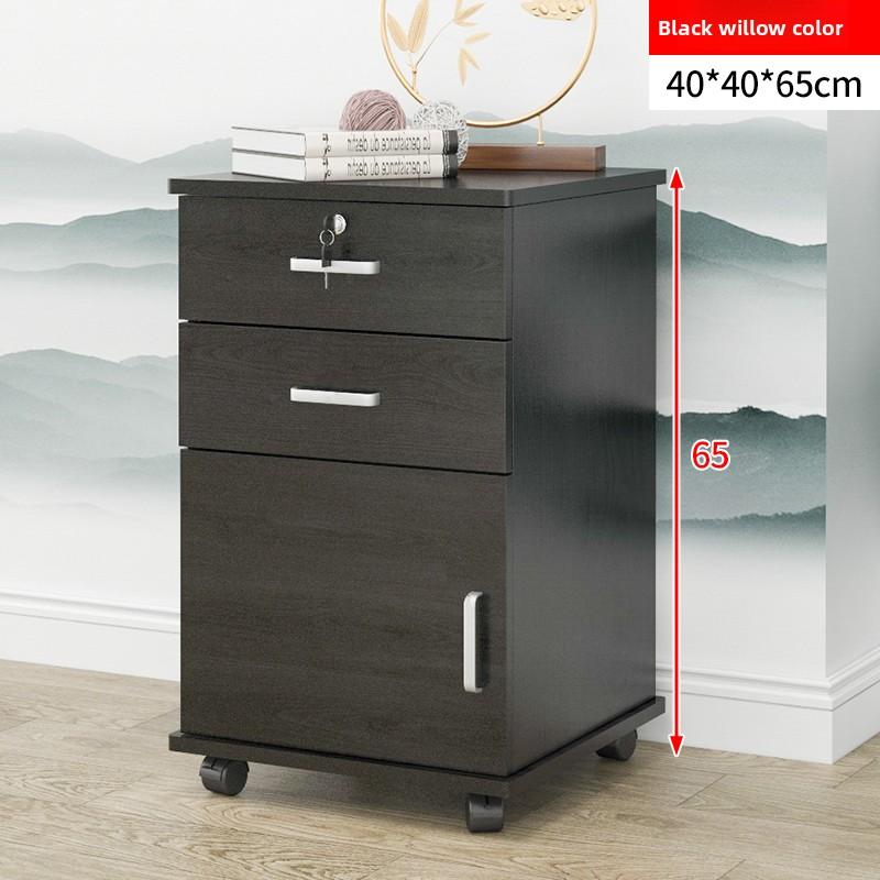 Armadio porta fascicoli scorrevole Heavy Duty su guide, Armadietto di archiviazione con serratura e cassetti, Organizzatore mobile per documenti per Ufficio Scuola