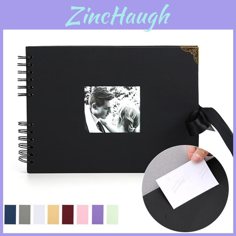 Diy Photo Album With Butterfly Ribbon Binding For Wedding Gift And Travel Memories