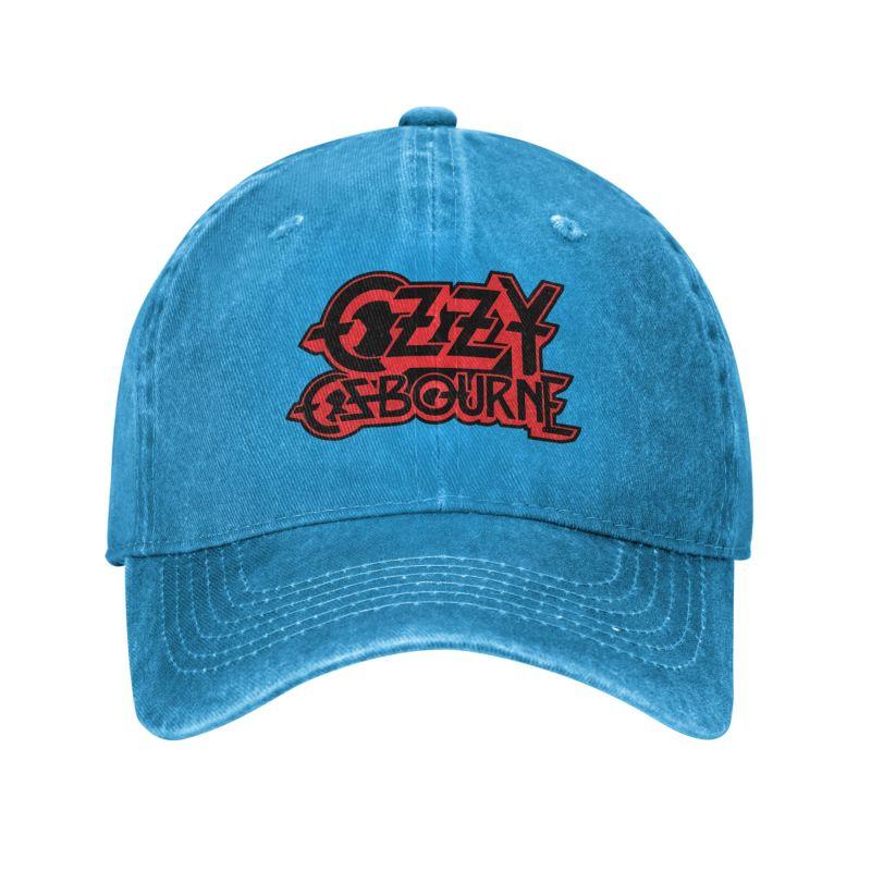 Custom Ozzy Osbourne Metal Rock Print Baseball Caps Vintage Cotton Washed Headwear Men Women Outdoor Sun Golf Hats Snapback Cap
