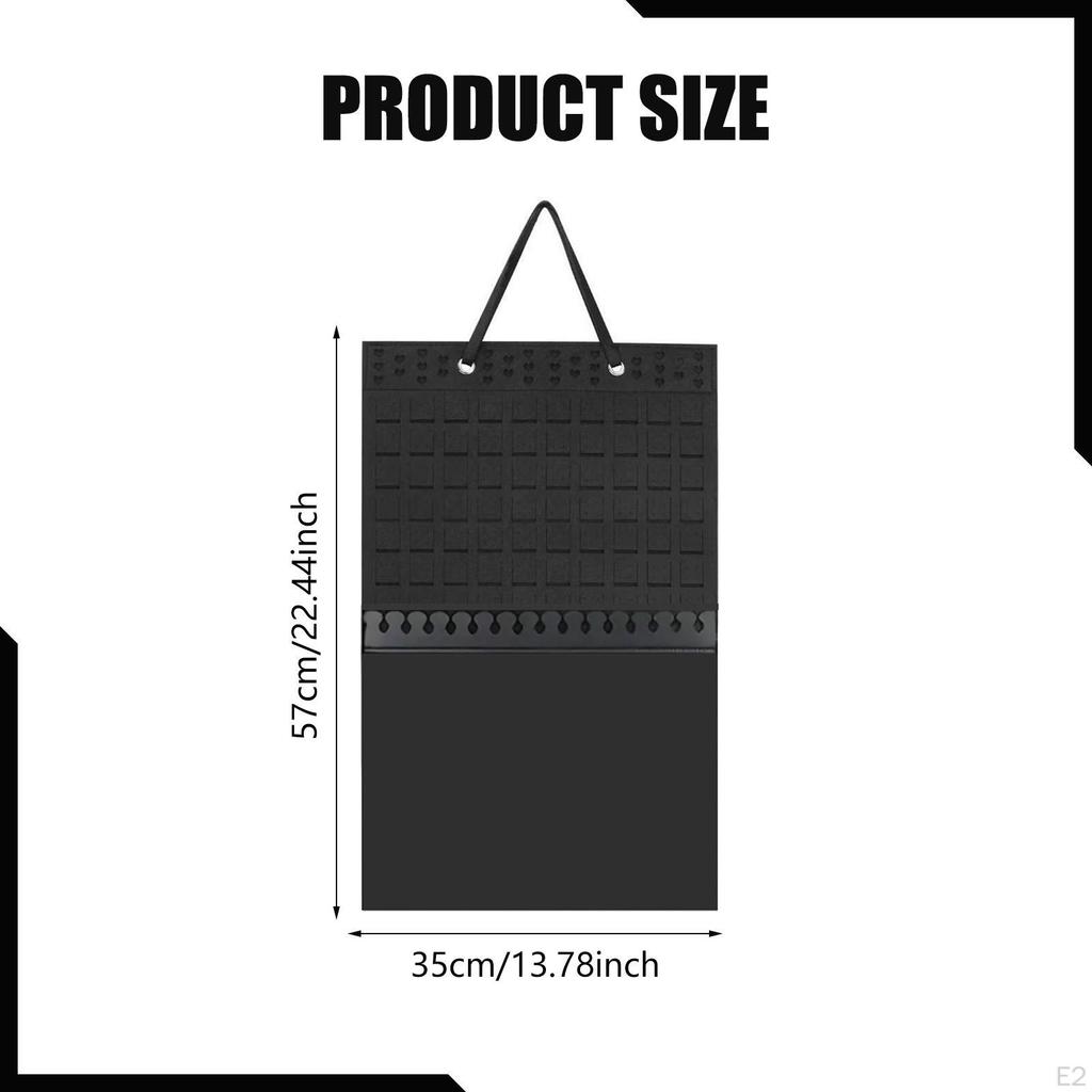 Earring Display Holder Hanging with Hanger Large Capacity Storage Jewelry