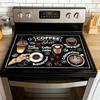 1Pcs Creative Pattern Printed Coffee Machine Mat Kitchen Counter Quick Water Absorption Utensil Drying Mat Desktop Drainage Mat