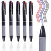 1/10Pcs Durable 3 in 1 Ballpoint Pens Red/Black/Blue Ink Color 0.7mm Ball Point Pen Writing Stationery Student