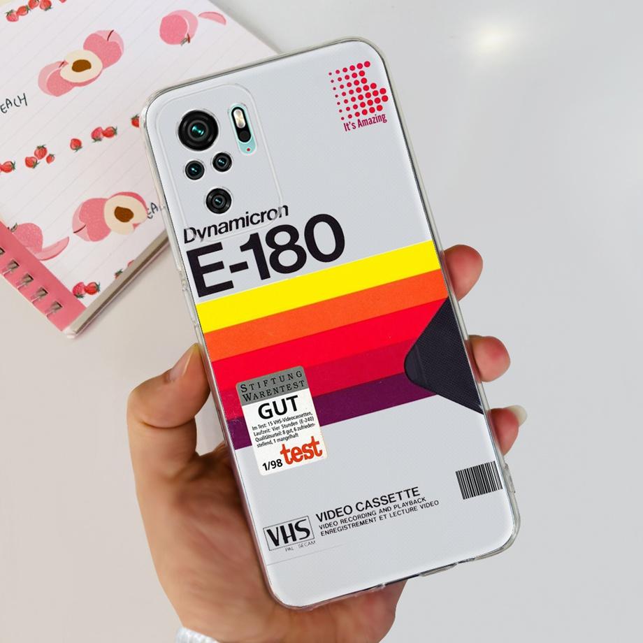 For Xiaomi Redmi Note 10 4G 5G Case Redmi Note 10 Pro 10 Lite Cover Soft TPU Slicone Clear Bumper Mi Note10 Lite Beautiful Capas