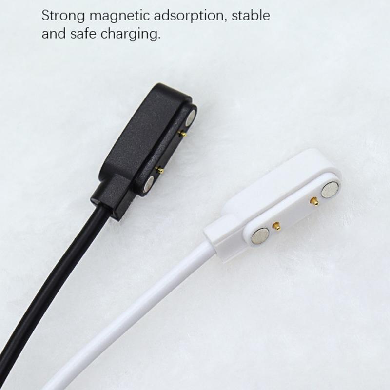 Cavo di Ricarica Rapida USB Porta Dati Adattatore Caricabatterie Dock Staffa Magnetica Supporto per 2 Pin per Smartwatch