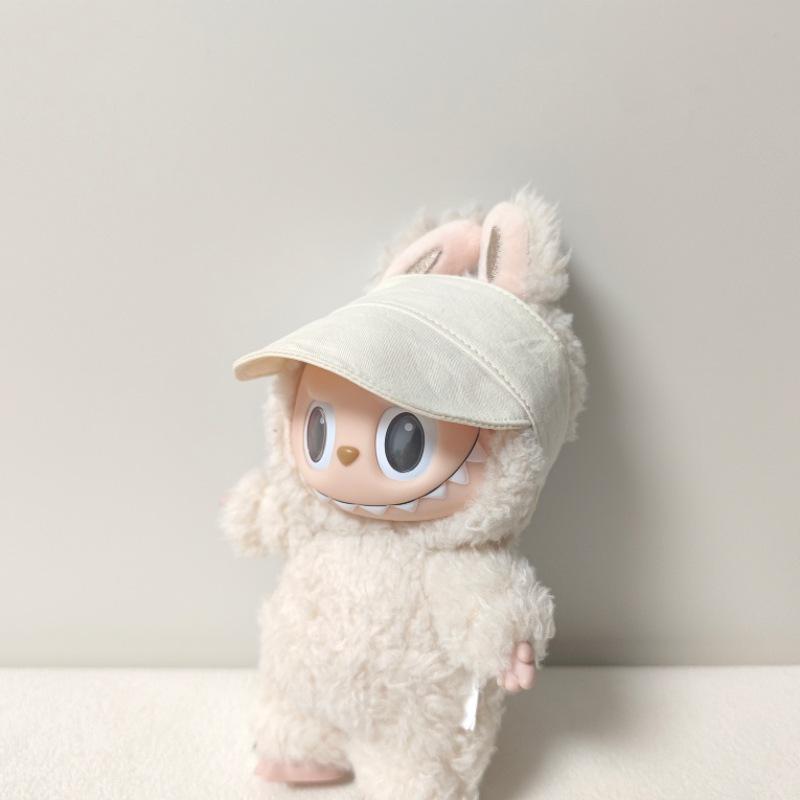 Labubu 17CM Vinyl Pendant Baseball Cap with Macaron Doll Dress-Up Accessories, In Stock