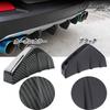 S.fields.inc Universal Car Rear Set of 4 Rear Bumper Spoiler with Mounting Screws Aero (Carbon)
