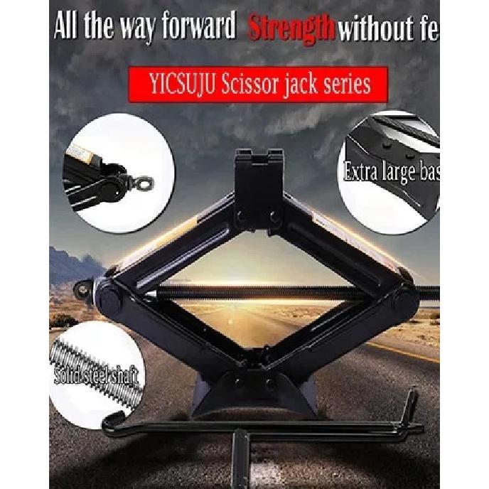 Special Tool Car Jack 08T 1T 2T Portable Labor Saving Hand Cranked Scissor Jack Car Repair Tire Replacement for SUV