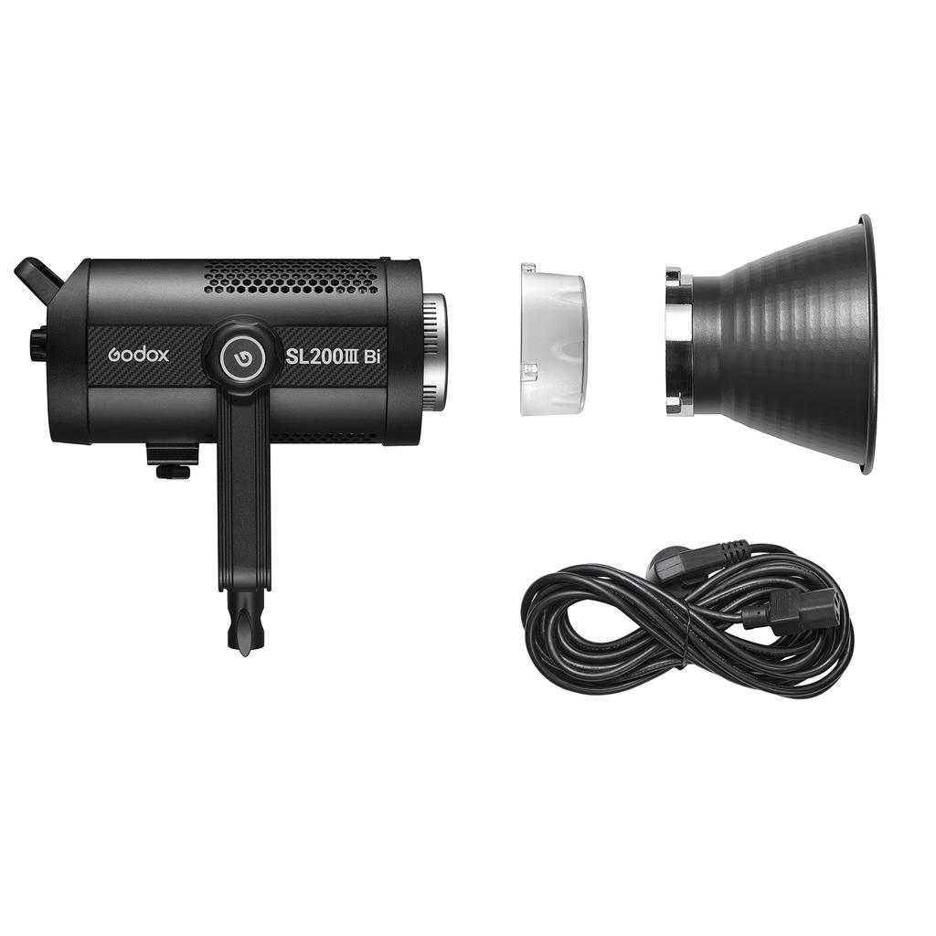 Godox SL200IIIBi Studio LED Video Light 215W High Power Photography Light 2800K-6500K Dimmable 9 FX