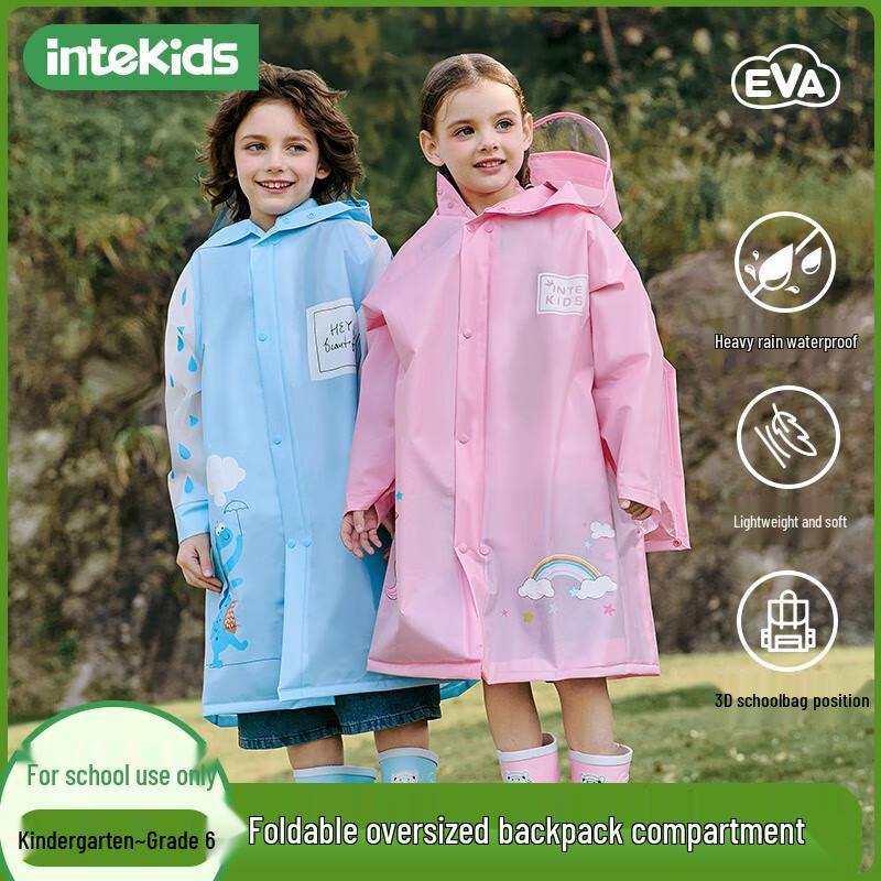 Sweet Kids' Raincoat with Backpack Position