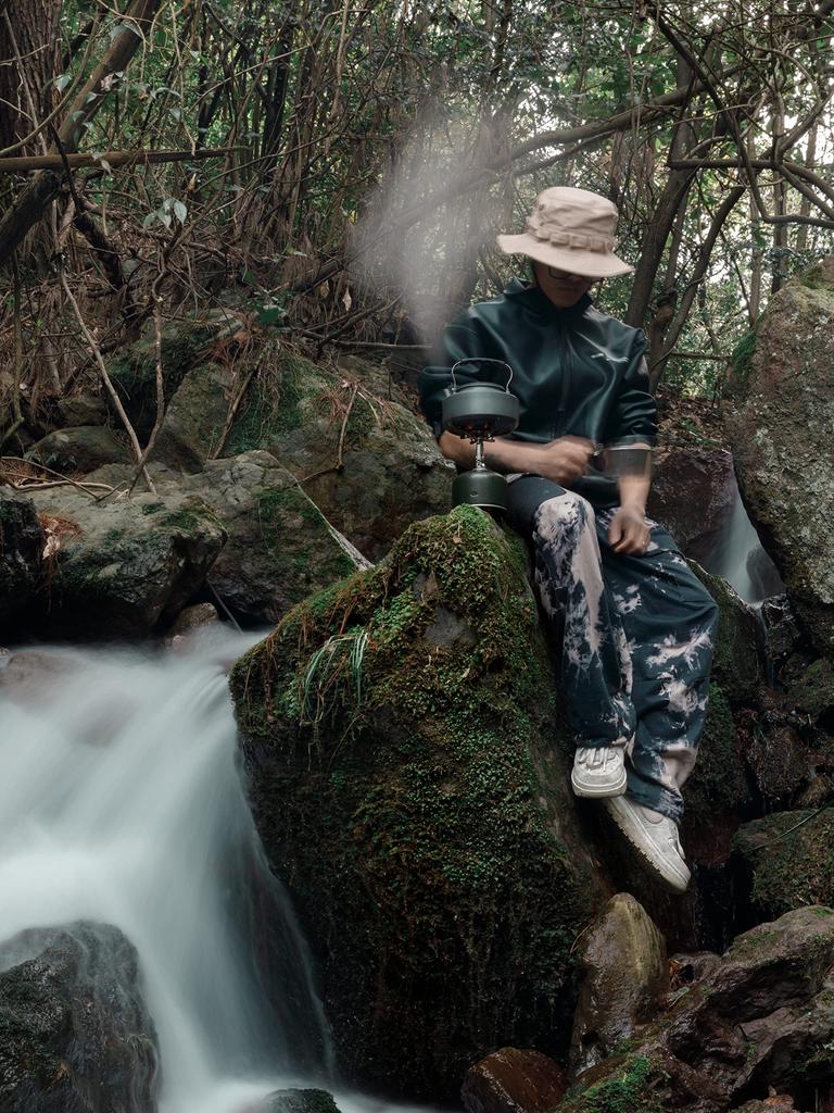 Camping Moon (CAMPING MOON) Alumite Femina Kettle Kettle for 1-2 People 1.0L S1000 Gray