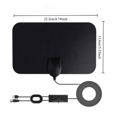 2025 New Indoor HD Digital TV Antenna Mini Mesh TV Antenna 4K 1080P DVB-T2 Antenna