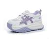 Hollow and breathable mesh dad shoes for women 2025 summer new thick-soled versatile casual sports super fire little white shoes for women