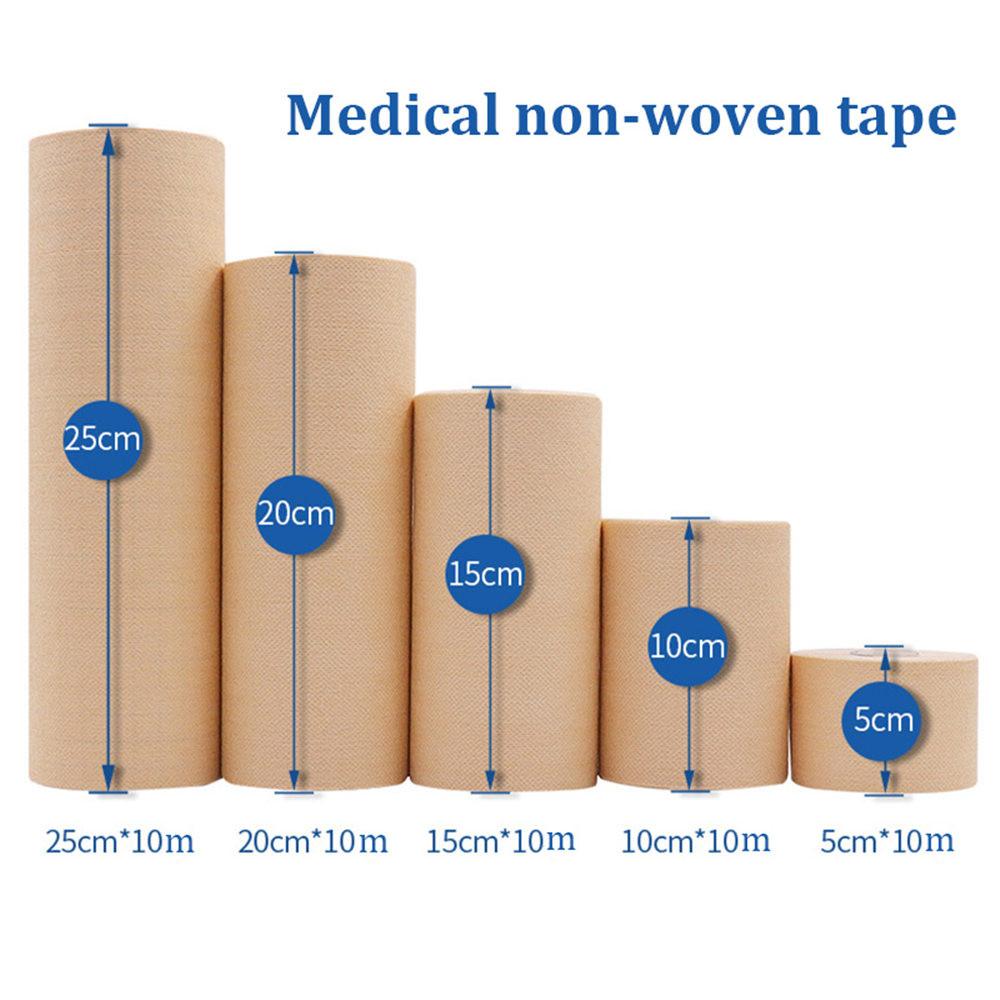 1 Rolle Medizinischer Klebe-Wundverband Vliesbandage Atmungsaktive Gaze Nadelpflaster Fixierung Chirurgisches Klebeband Rolle