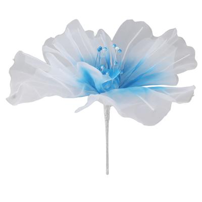 Flor de Gasa 19.7in Diámetro Suave Colores Brillantes Ligera Reutilizable Hecha a Mano Flor de Organza para Fotografía de Bodas