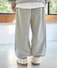 Alikim Goodluck Heart Snap Off Sweat Pants / Melange
