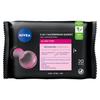 Nivea 3 en 1 Toallitas Profesionales Desmaquillantes para Maquillaje Waterproof 25 Un.