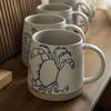 Artistic Sense Simple Nordic Ceramic Ins Style Mug, Creative Personality Retro Household Water Cup Coffee Cup
