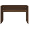 Makeup Table Set Brown Oak Effect 86.5 x 35 x 136 cm
