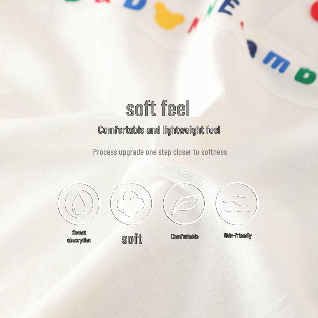 Children's Cotton Polo Shirt: Boys' Short Sleeve Summer Top for Kindergarten and Primary School