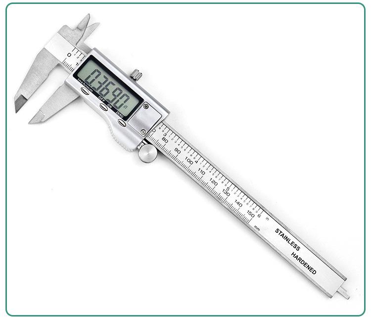 150mm Digital Vernier Caliper - Multi-purpose Metric/Inch Electronic Measuring Tool