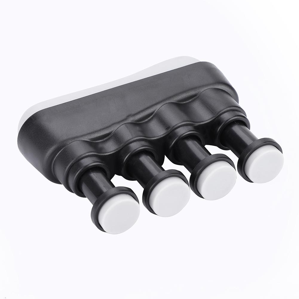 PUNK Hand Finger Exerciser Grip Training Strengthener for Guitar Bass Piano Player Black