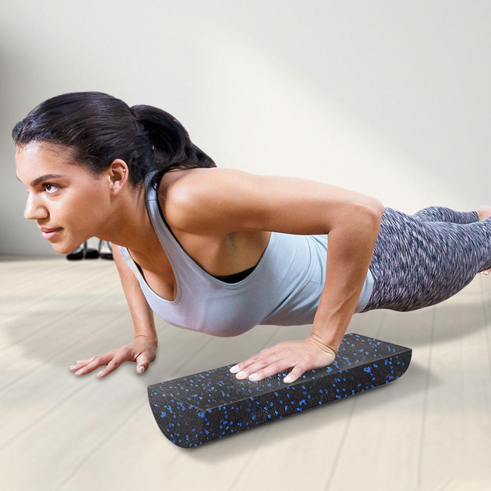 1-5PCS Half-Round Yoga Roller Massage Roller High Density Semi-Circular Foam Roller 30cm Back Stretcher for Balance Training