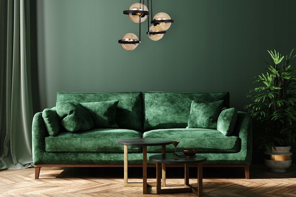 MODERN HONEY GLASS RING HANGING LAMP