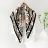 Headscarf Silk Scarf 90cm Women's Headscarf New Versatile Satin Thin Large Square Scarf