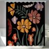 Vibrant Floral Pattern Waterproof Shower Curtain – Perfect for Adding a Colorful and Stylish Touch To Your Bathroom Decor